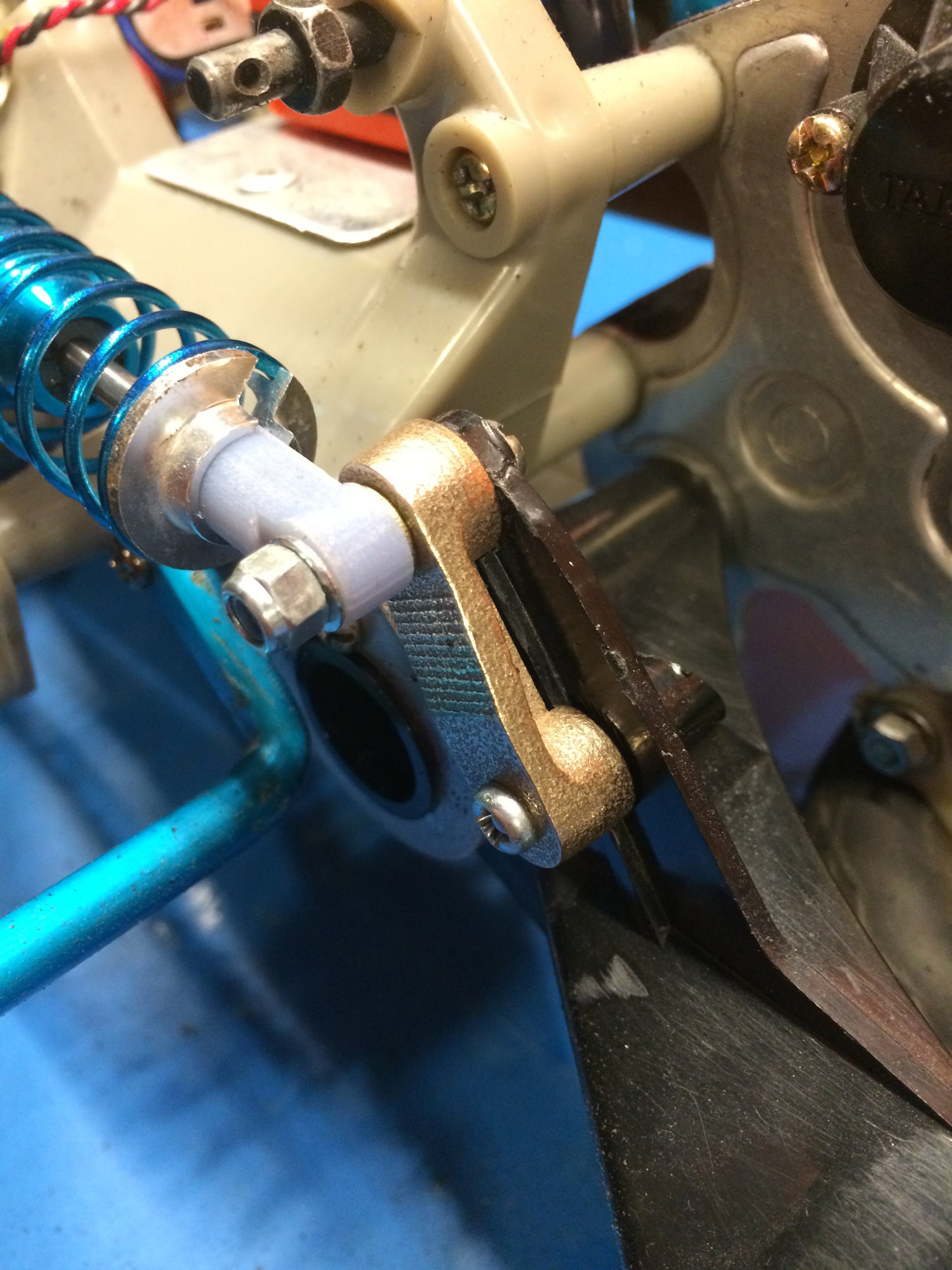 ORV Rear Swing Arm Shock Mount Brace 3d model