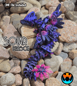 Solar Dragon 3d model