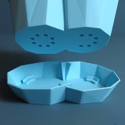 Planter “Double Glitch” 3d model