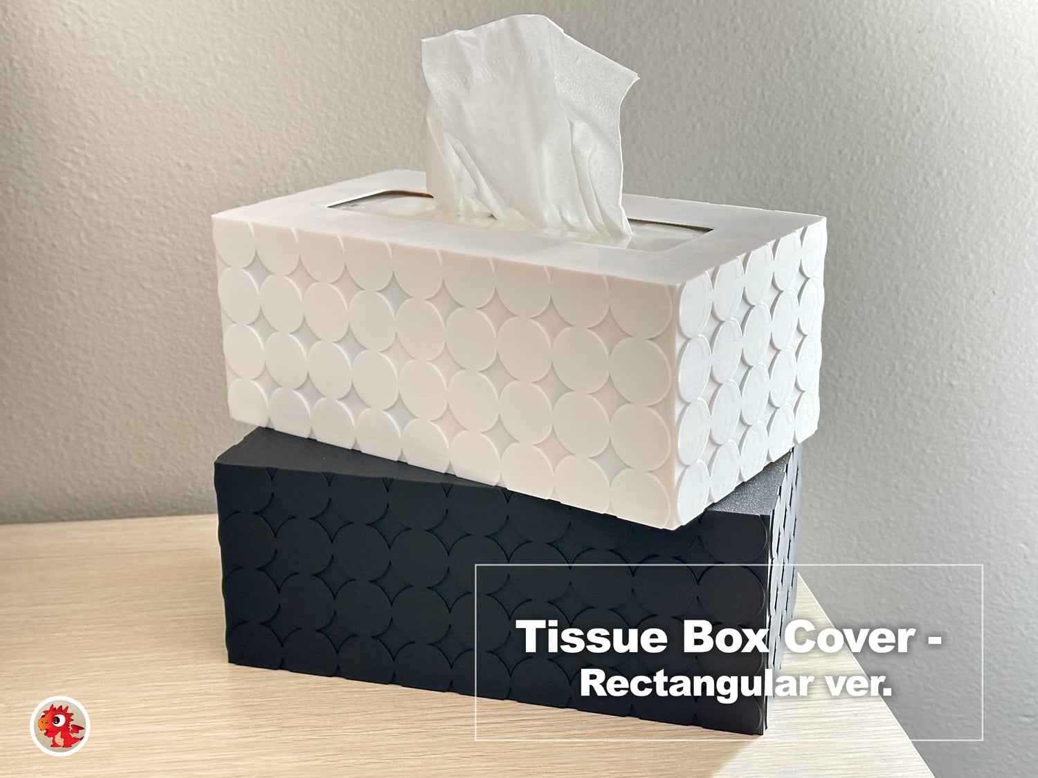 Tissue Box Cover- Rectangular 3d model