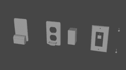 Various Electrical Outlet/Switch Covers 3d model