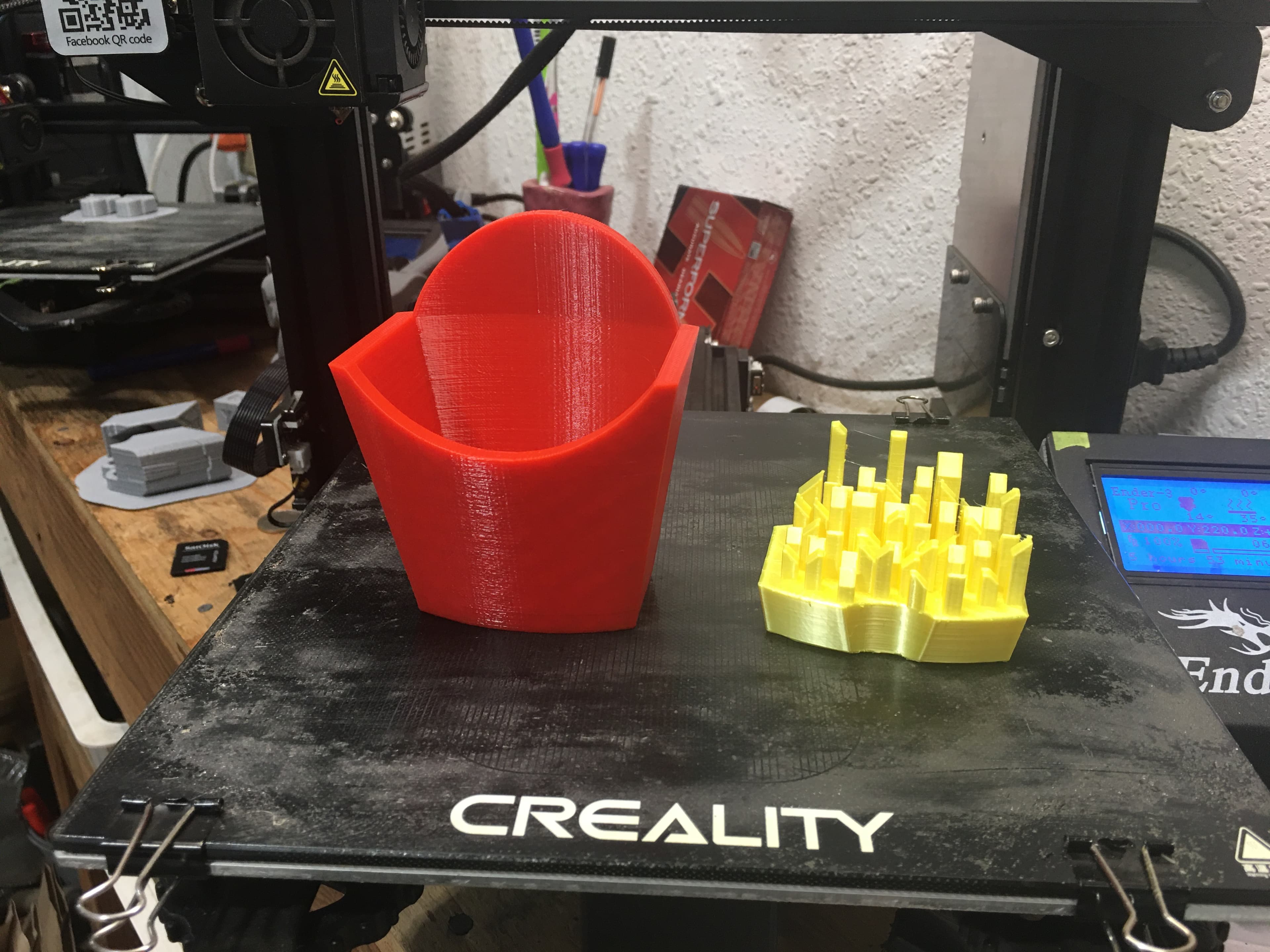 Fry Box Container 3d model