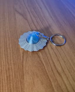 UFO Keychain Fidget Spinner 3d model