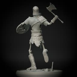 Skeleton Warrior 03 3d model