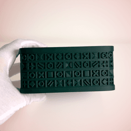 Soap Case + Dish Ornamental Grid 3d model