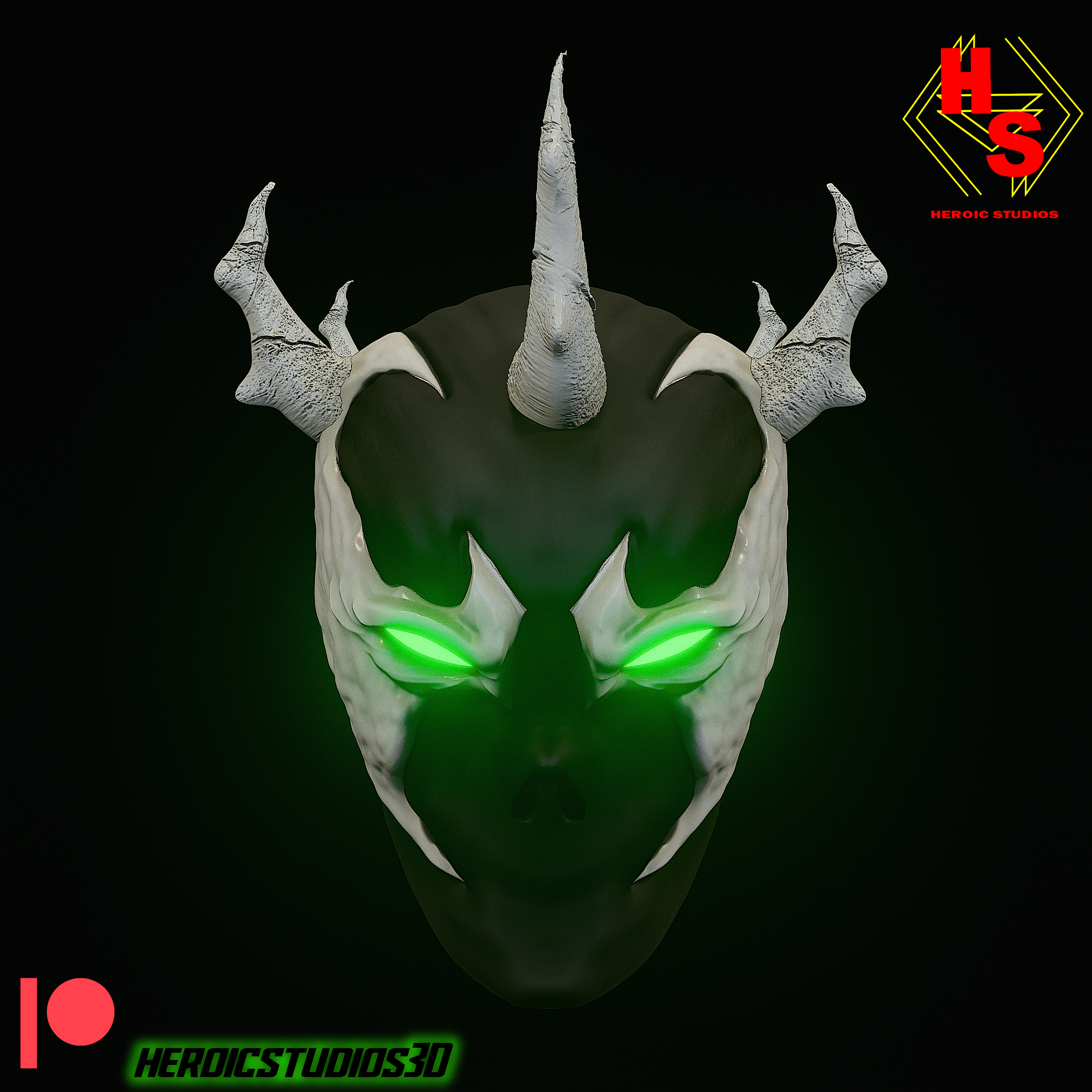 King Spawn Helmet 3d model