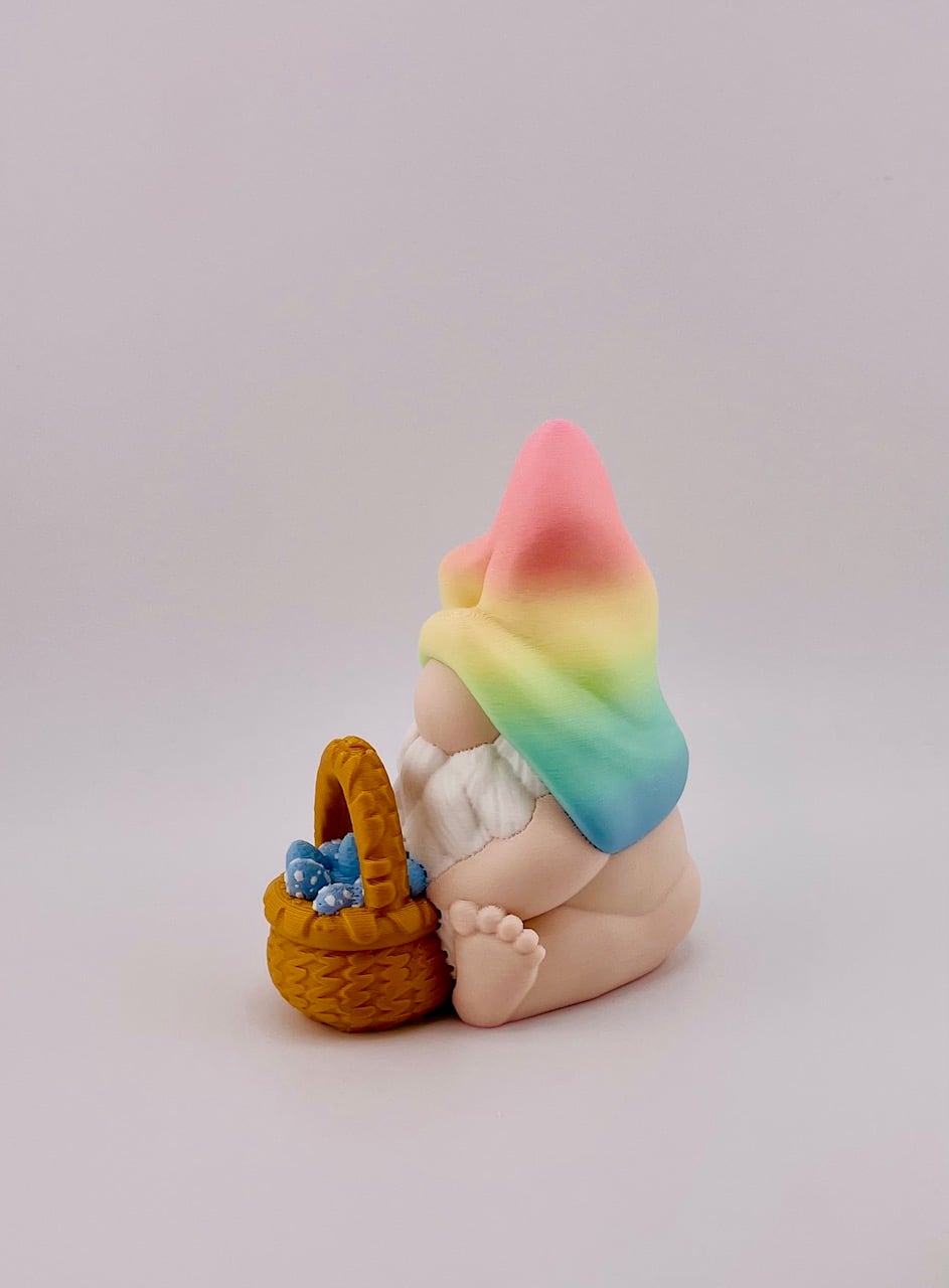 Cheeky Basket Gnome 3d model