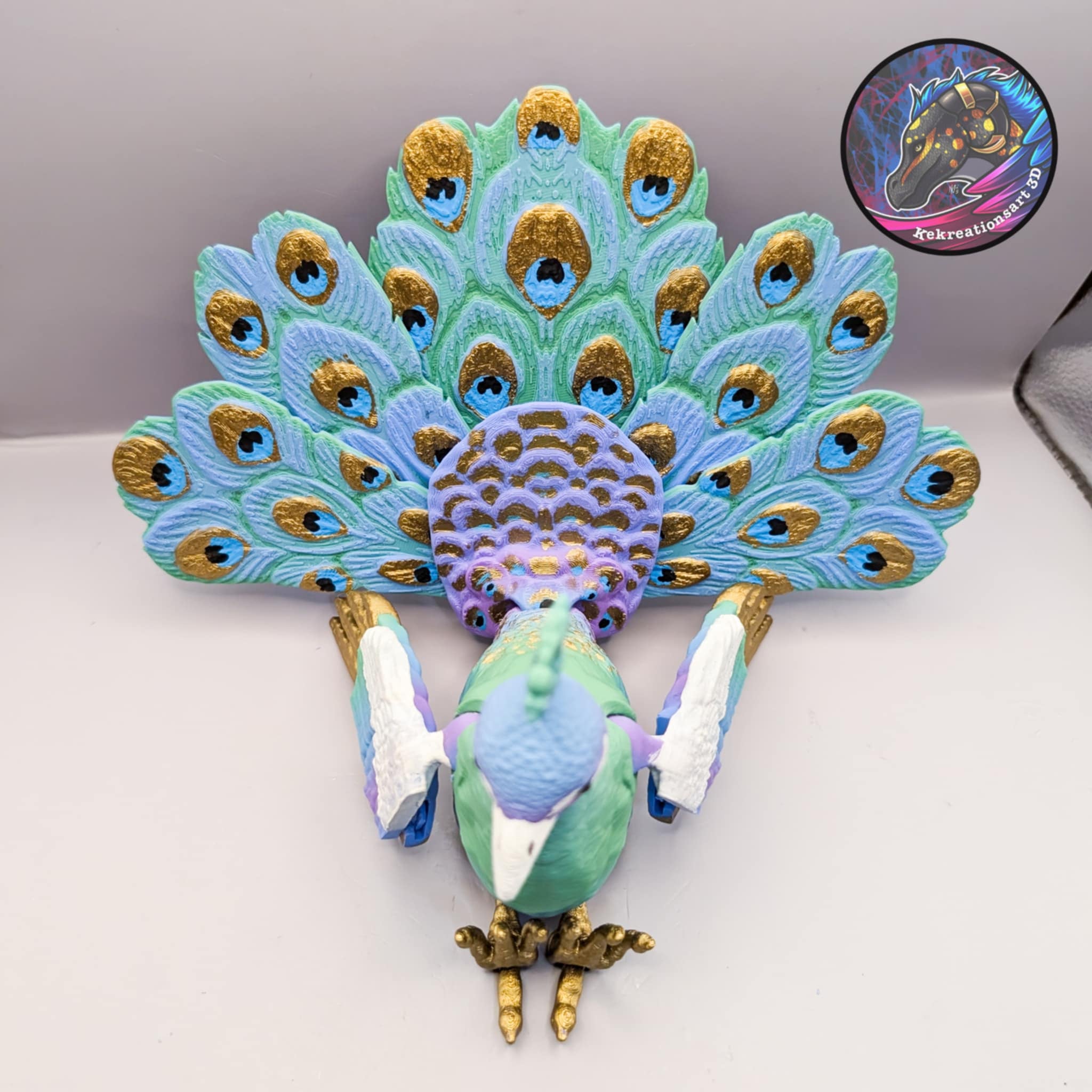 Flexi Peacock 3d model