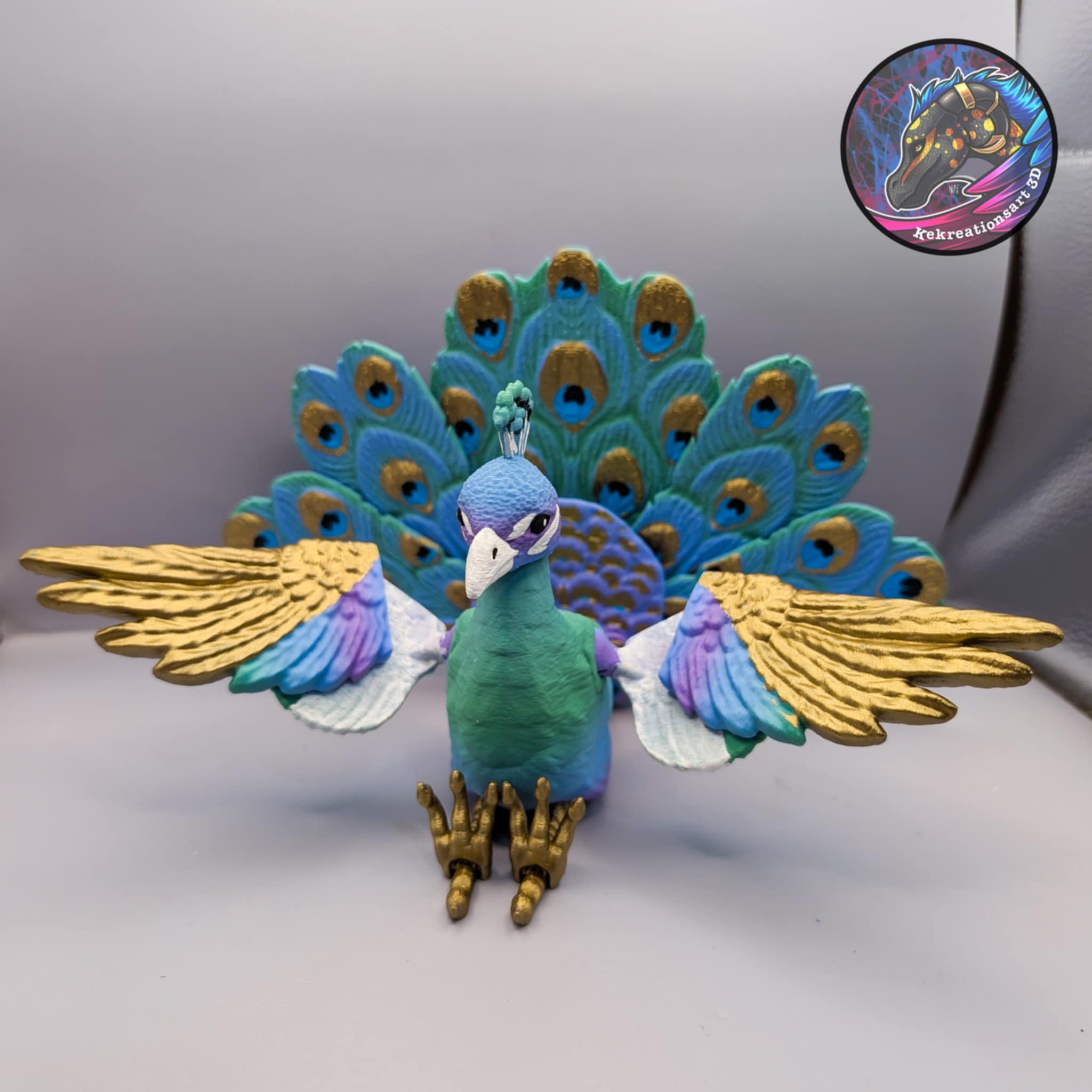Flexi Peacock 3d model