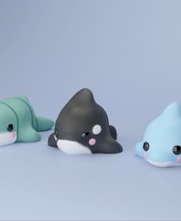 Flexi Dino Apatosaurus Keychain 3d model
