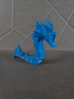 Gyarados Low Poly Pokemon 3d model