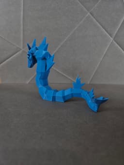 Gyarados Low Poly Pokemon 3d model