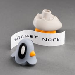 Blob Pigeon - Magnetic Secret Message Art Toy 3d model
