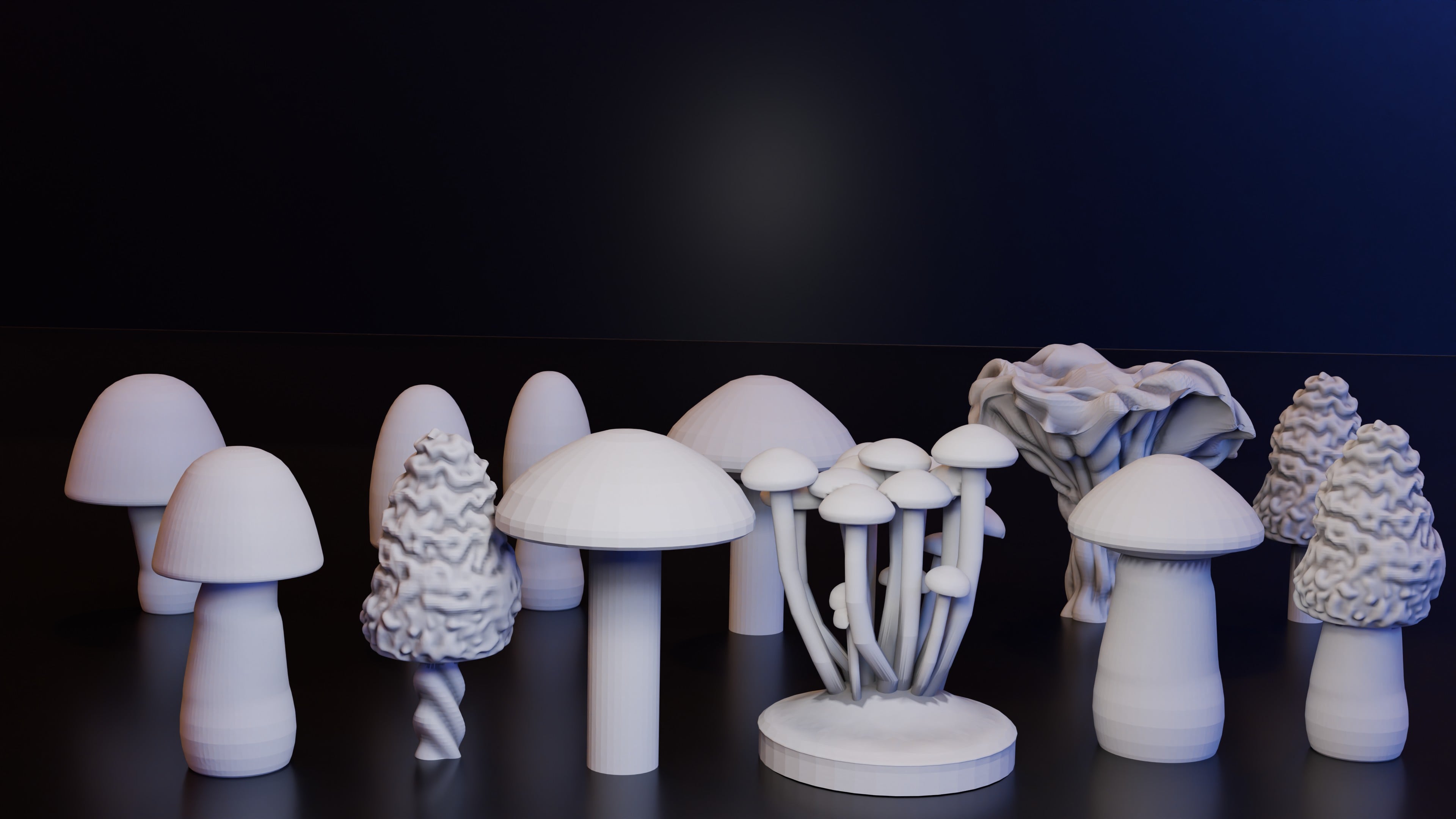Fungi / Mushroom Decor Collection 3d model