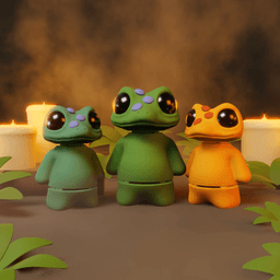 Flexi Lizard 3d model