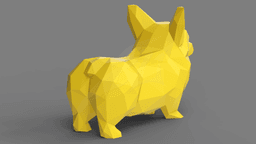 Low Poly Corgi 3d model