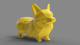 Low Poly Corgi 3d model