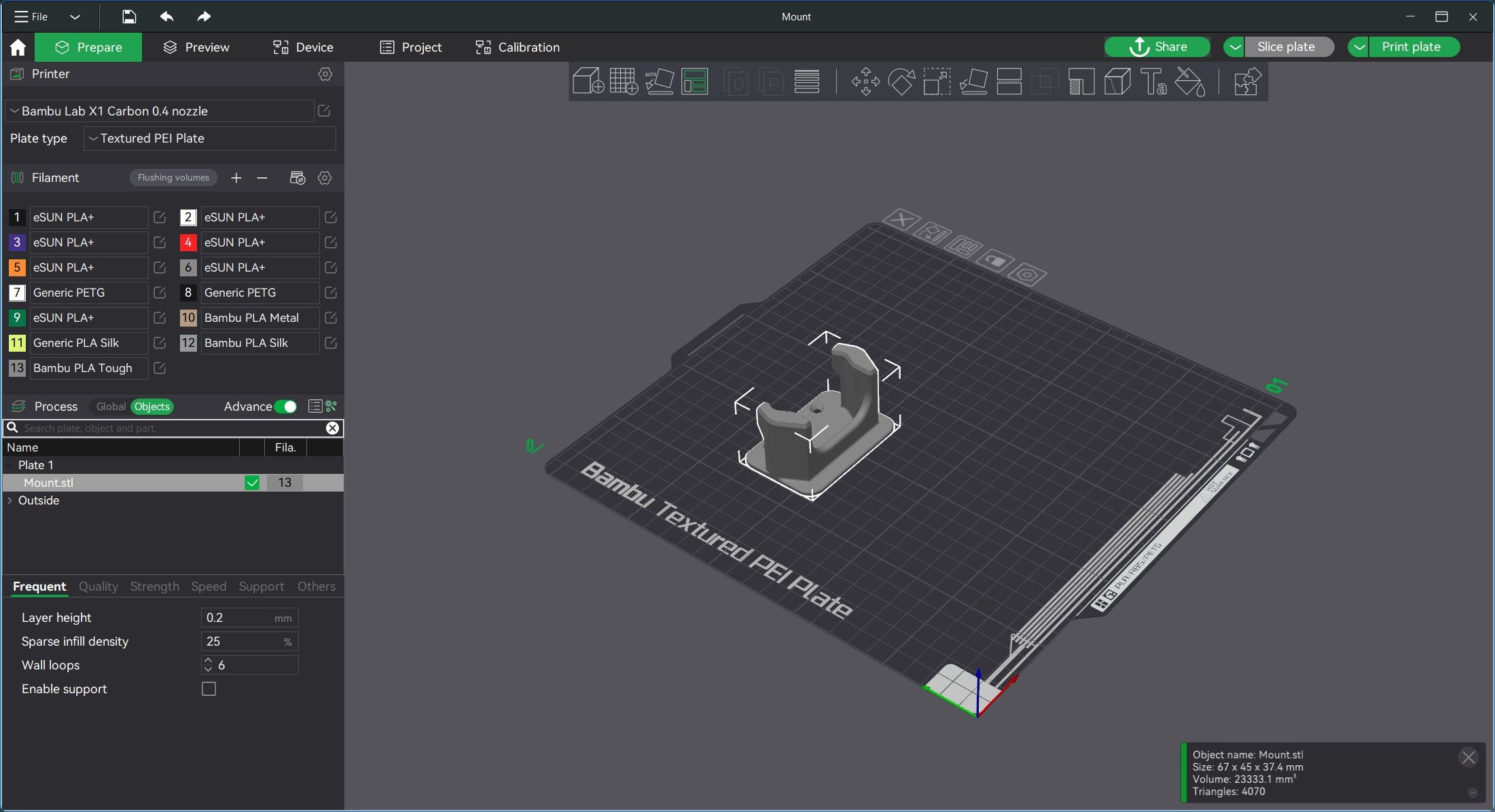 Thermal Imager Mount 3d model