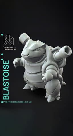 Blastoise - Pokemon - Fan Art 3d model