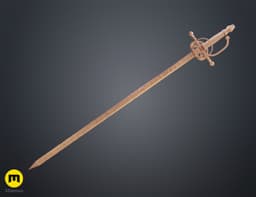 Expedition 33 Maelle Sword - Maellum Rapier 3d model