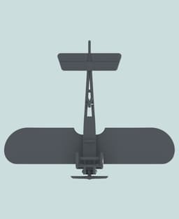 1:144 Blériot 11 3d model
