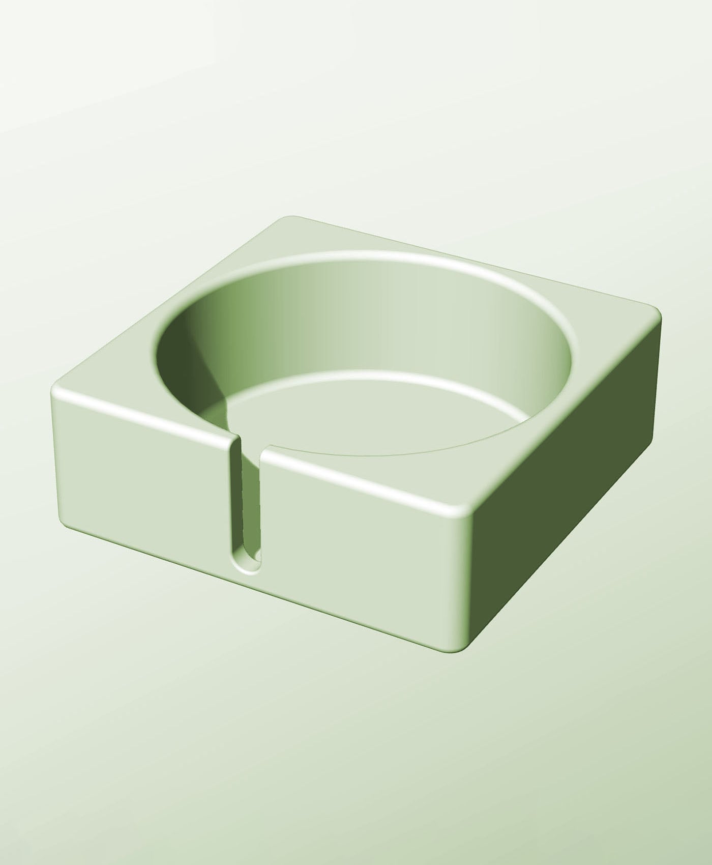 CS128-50-S Modular slotted component container modern decor 3d model