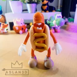 Articulated Hot Dog 3d model