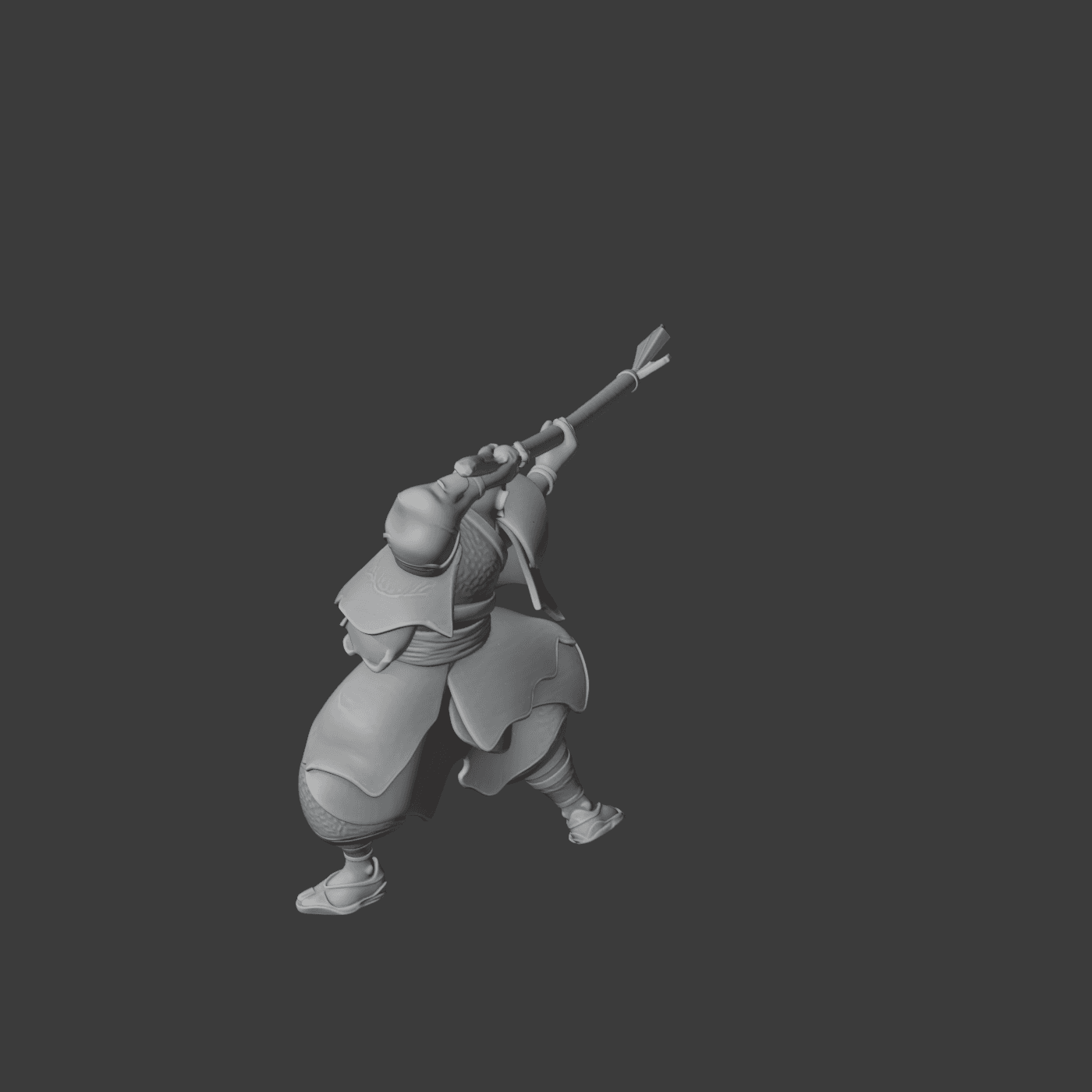 Araki Murashige Samurai Classic 3d model