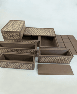 PatternBox - Small box collection 3d model
