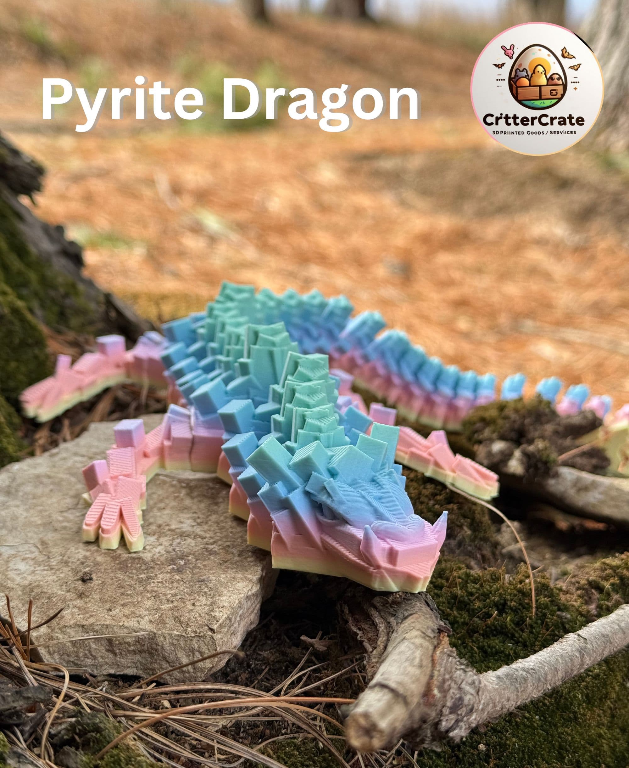 Pyrite Dragon 3d model