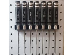 Wall mount for hex screwdrivers 3d model
