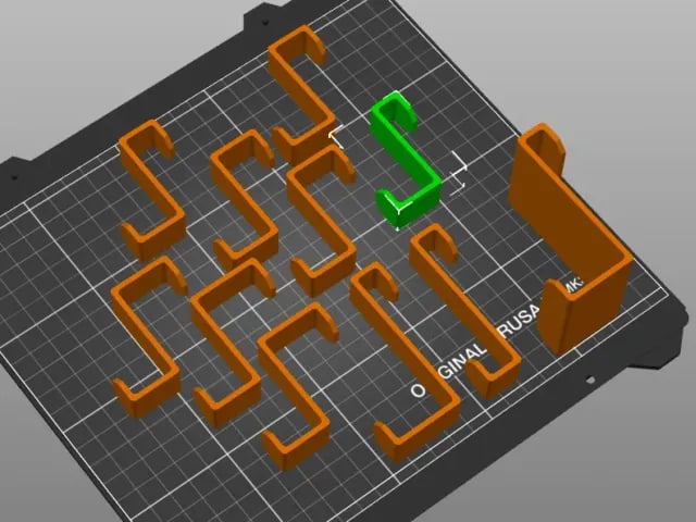 Hooks - 11 sizes 3d model