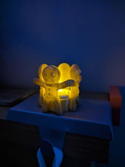 Gingerbread Man Candle Holder 3d model