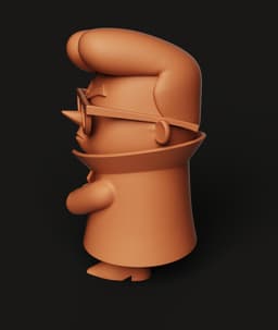 Dexter Boy Genius Statue | Cartoon Laboratory Miniature | Multi-Color 3d model