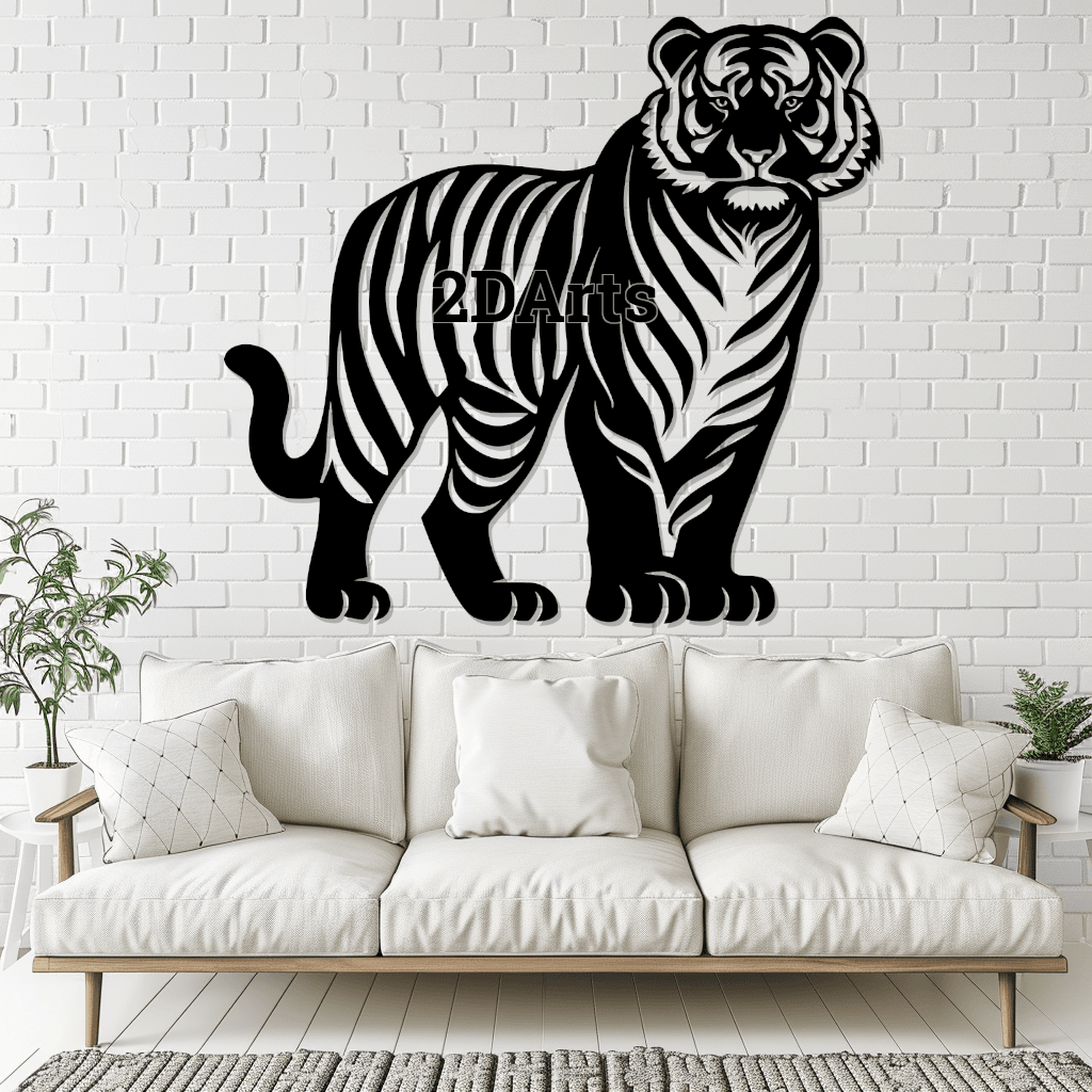Tiger 2D Wall Art/Window Art 3d model