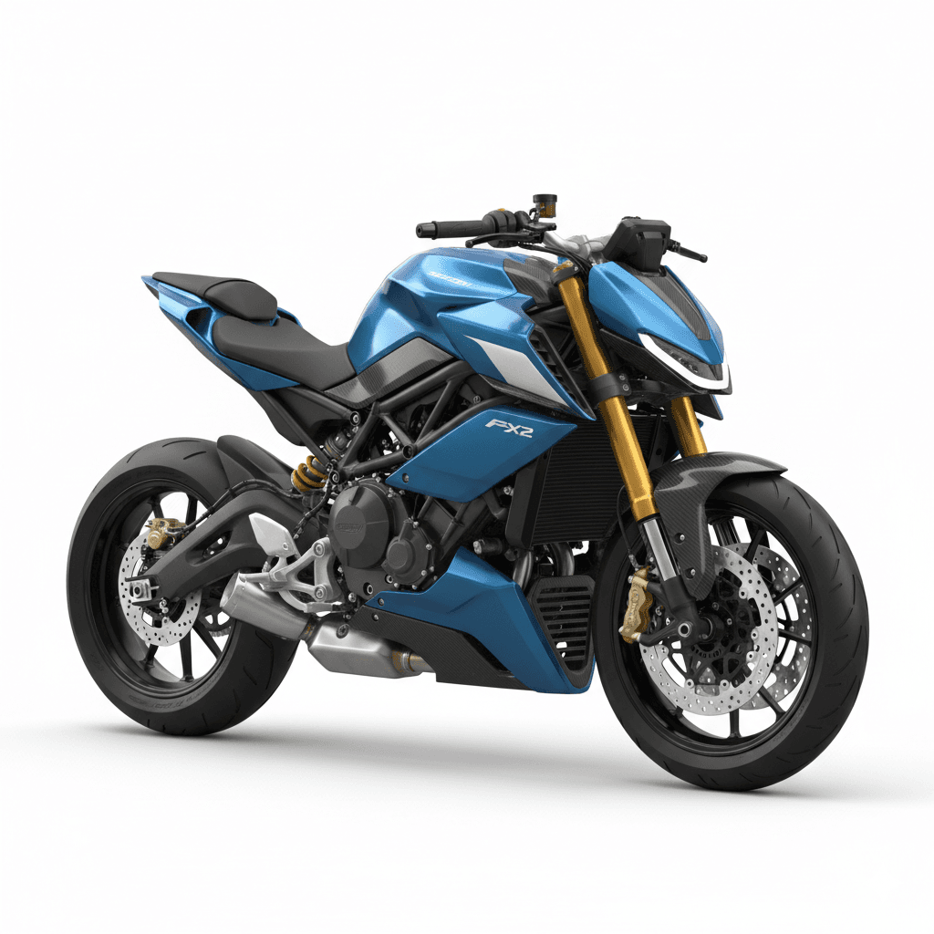 Segway Apex H2 Hydrogen Motorcycle 3d model
