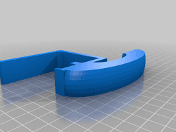 Head-Set holder for Costco folding table 3d model