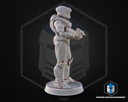 Noble 6 Figurine Pose 1 - 3D Print Files 3d model