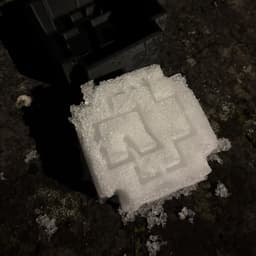 Rammstein logo snowball mould 3d model