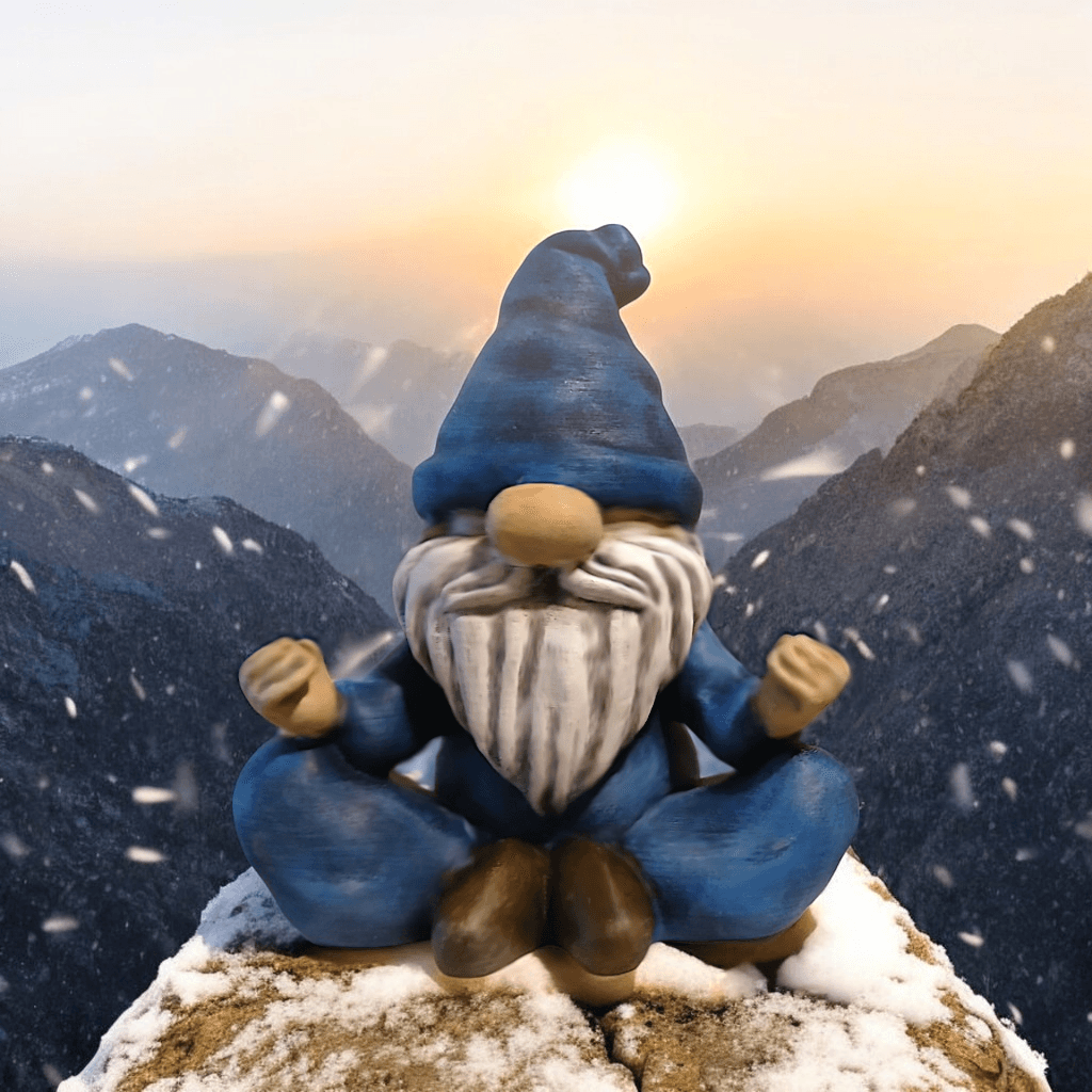 Gnome Meditating 3d model