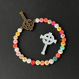 Grucifix bead (37 mm) 3d model