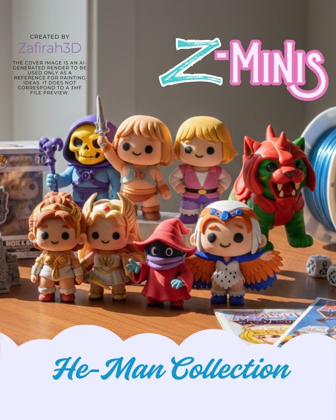 HE-MAN Z-MINI COLLECTION 3d model