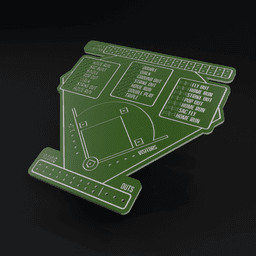 Dice Baseball 3d model