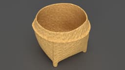 Wicker Basket 3d model