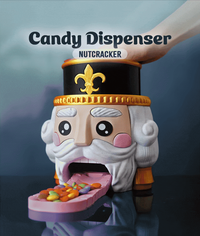 Nutcracker Candy Dispenser 3d model