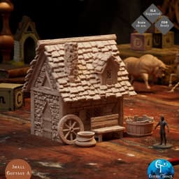 Small Cottage A 3d model