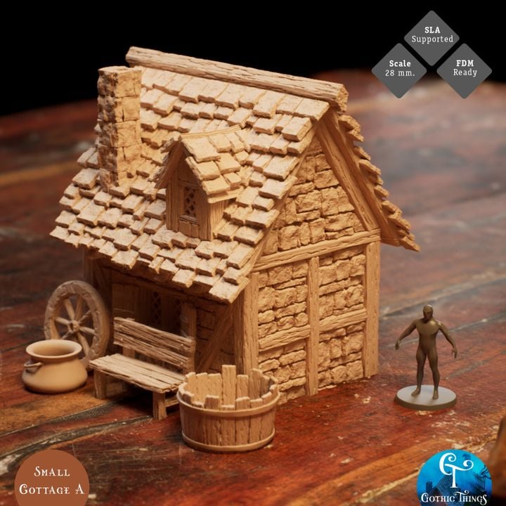 Small Cottage A 3d model