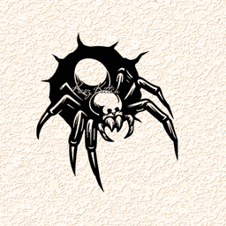 Fangs Venom Spider Wall Art Home Decor 3d model