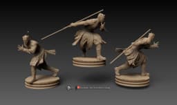 Darth Maul statue 3d model