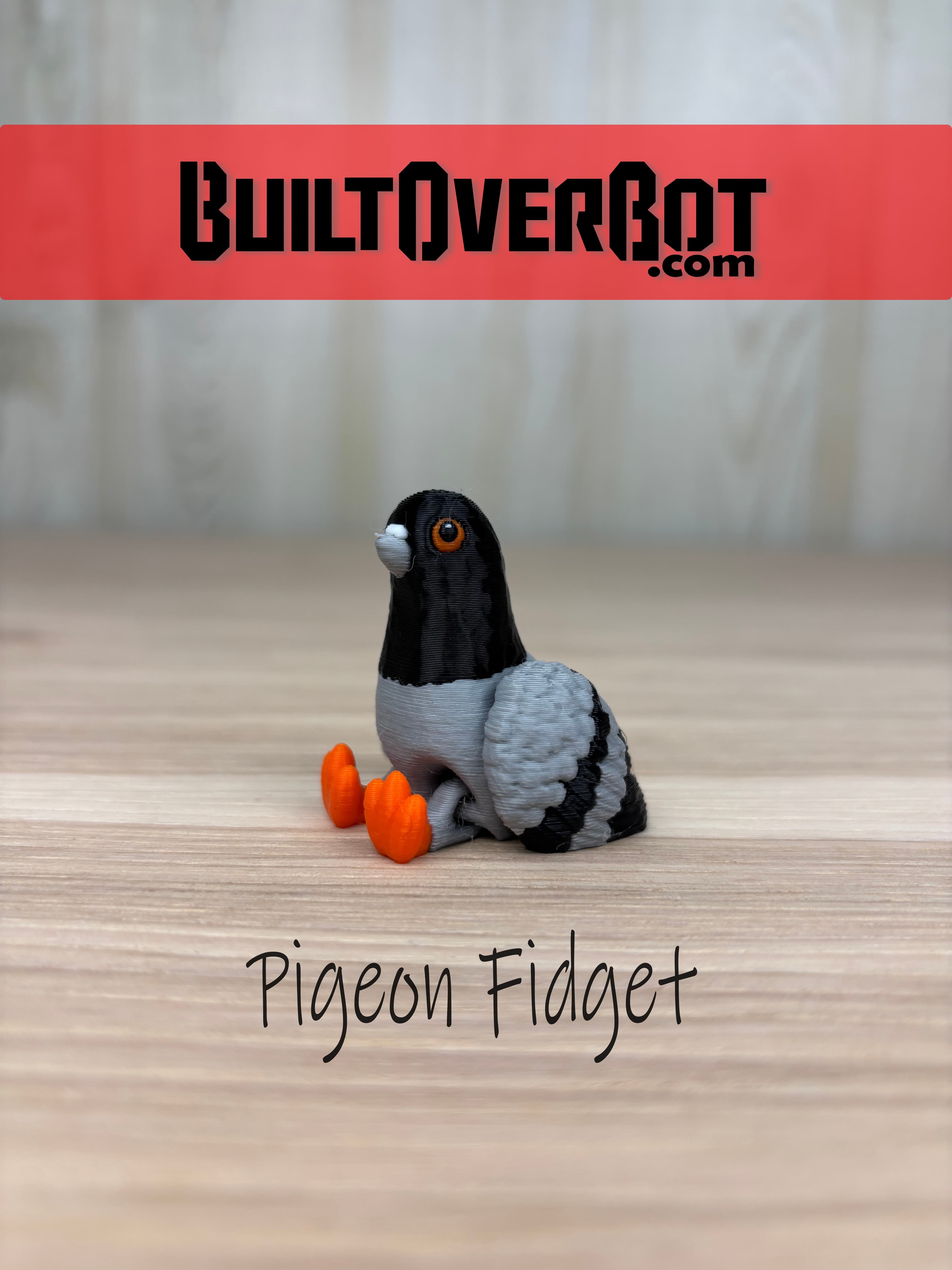 Pigeon Fidget 3d model